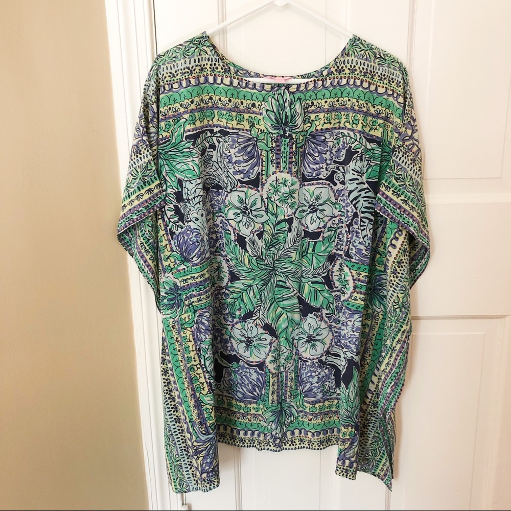 Lilly Pulitzer Silk Caftan Dress